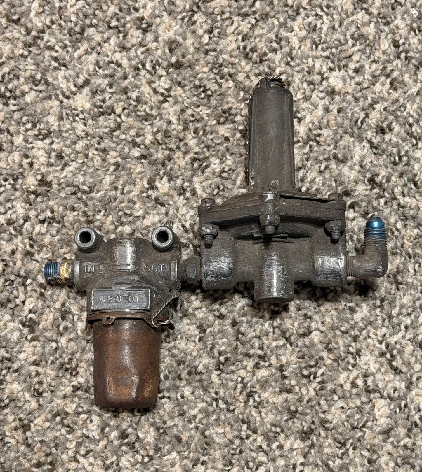 450-0P Aero Commander 500B Bendix, Midland Ross Fluid Filter, Fuel Pressure Regulator Assy