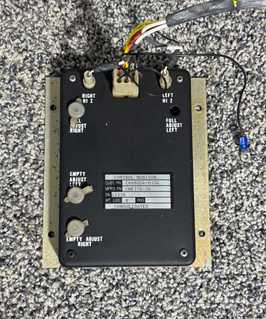 CMF776-10 Consolidated Airborne Fuel Quantity Control Monitor