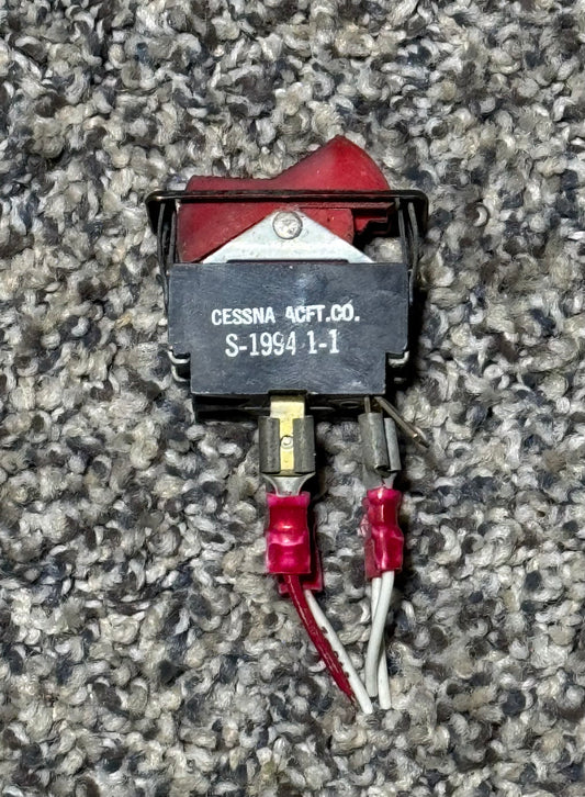 S1994-1-1 Cessna Split Master Rocker Switch