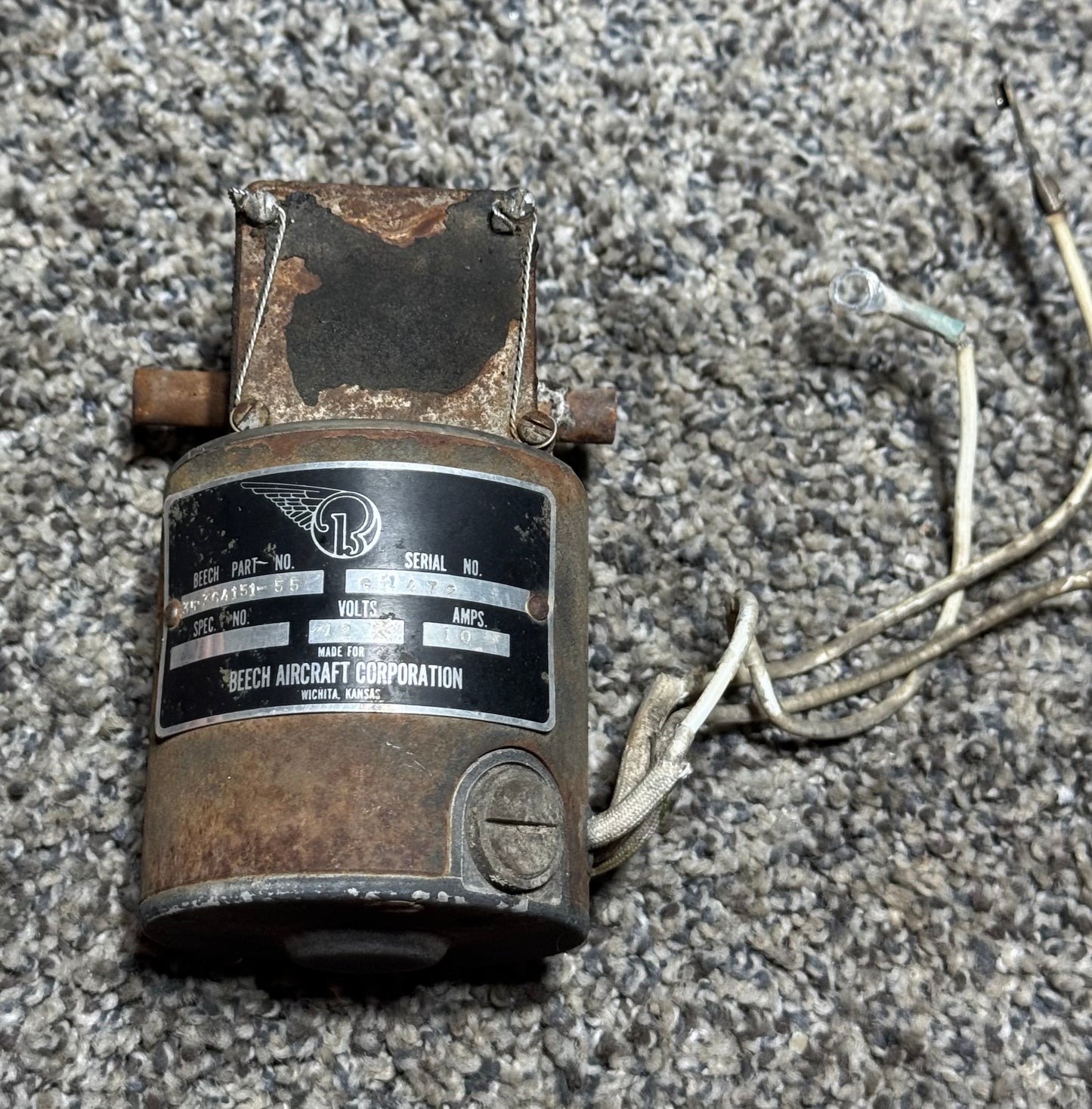 35-364151-55 Beechcraft Flap Motor Assembly