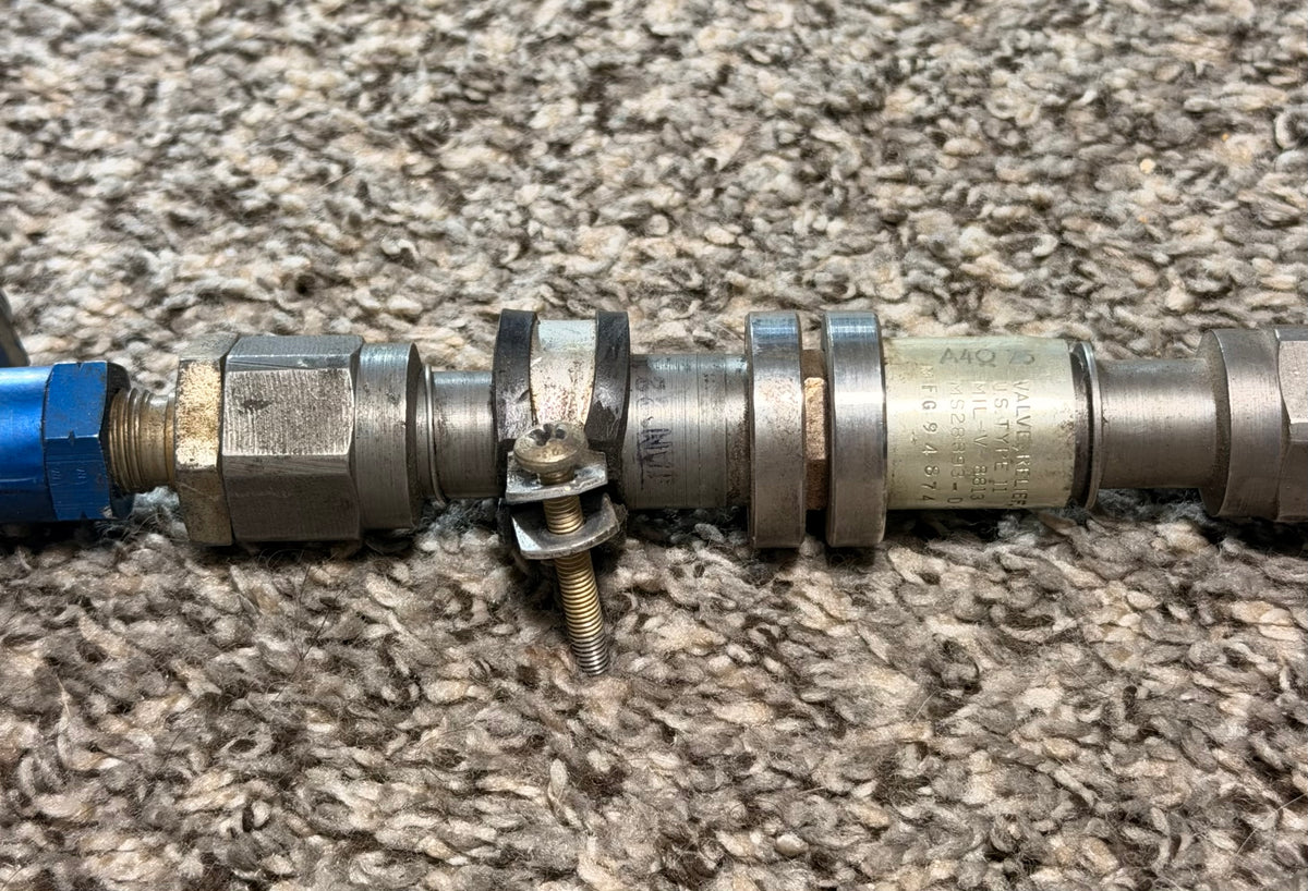 MS28893-C6 Hydraulic Pressure Relief Valve Assembly