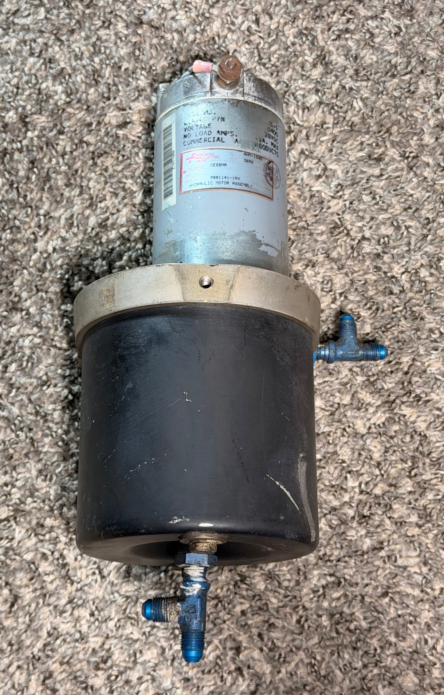 9881141-1 Cessna Hydraulic Power Pack With Pressure Switch