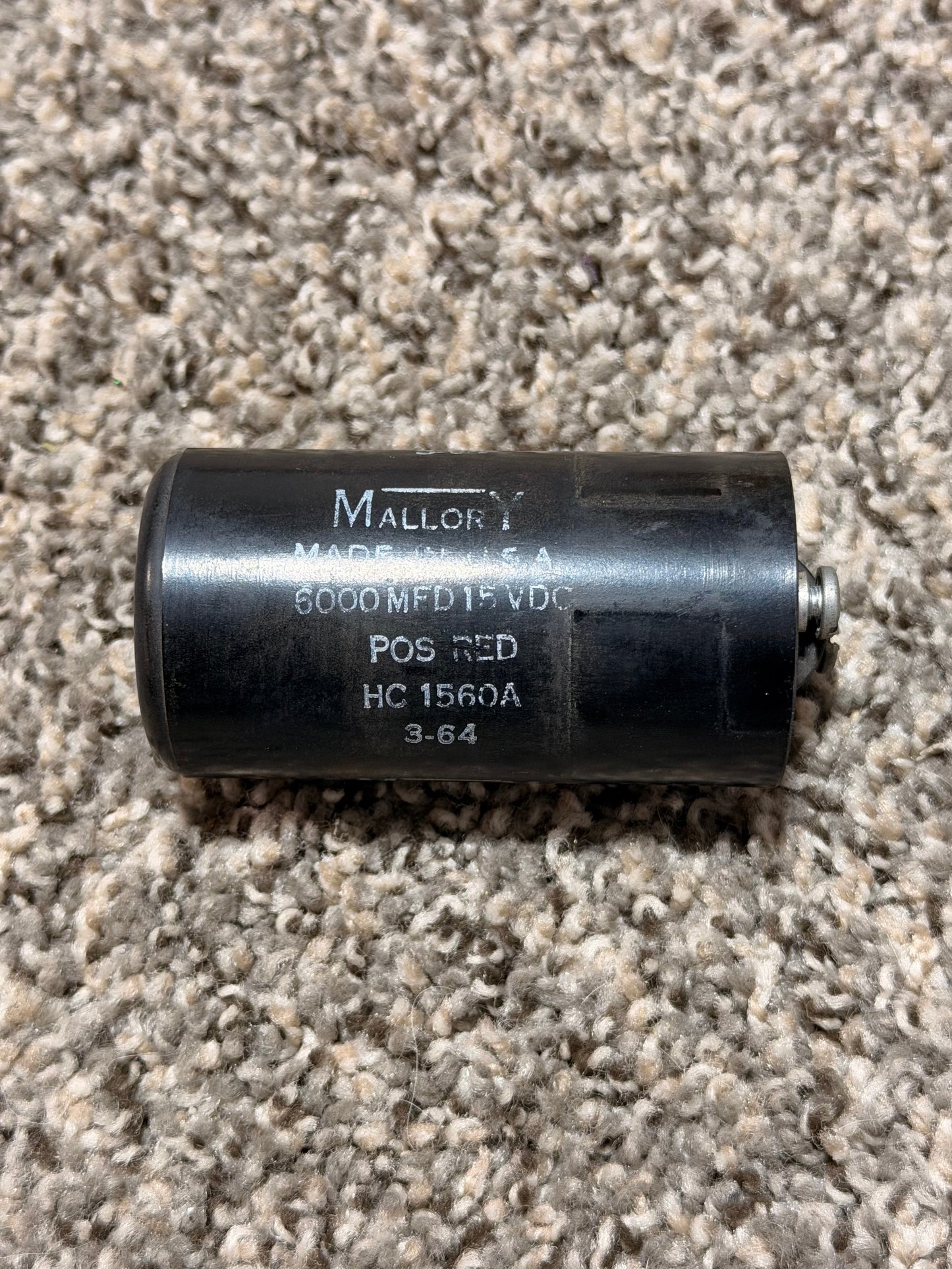 HC 1560A Mallory Capacitor Assy