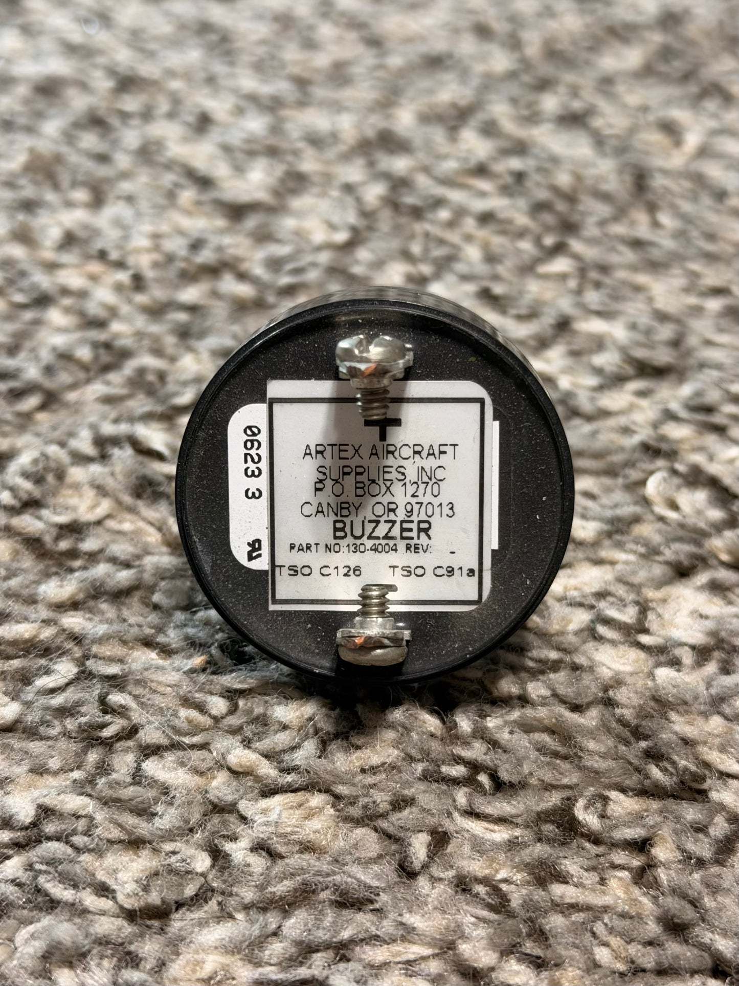 130-4004 Artex Aircraft Emergency Locator Transmitter Alert Buzzer Assy