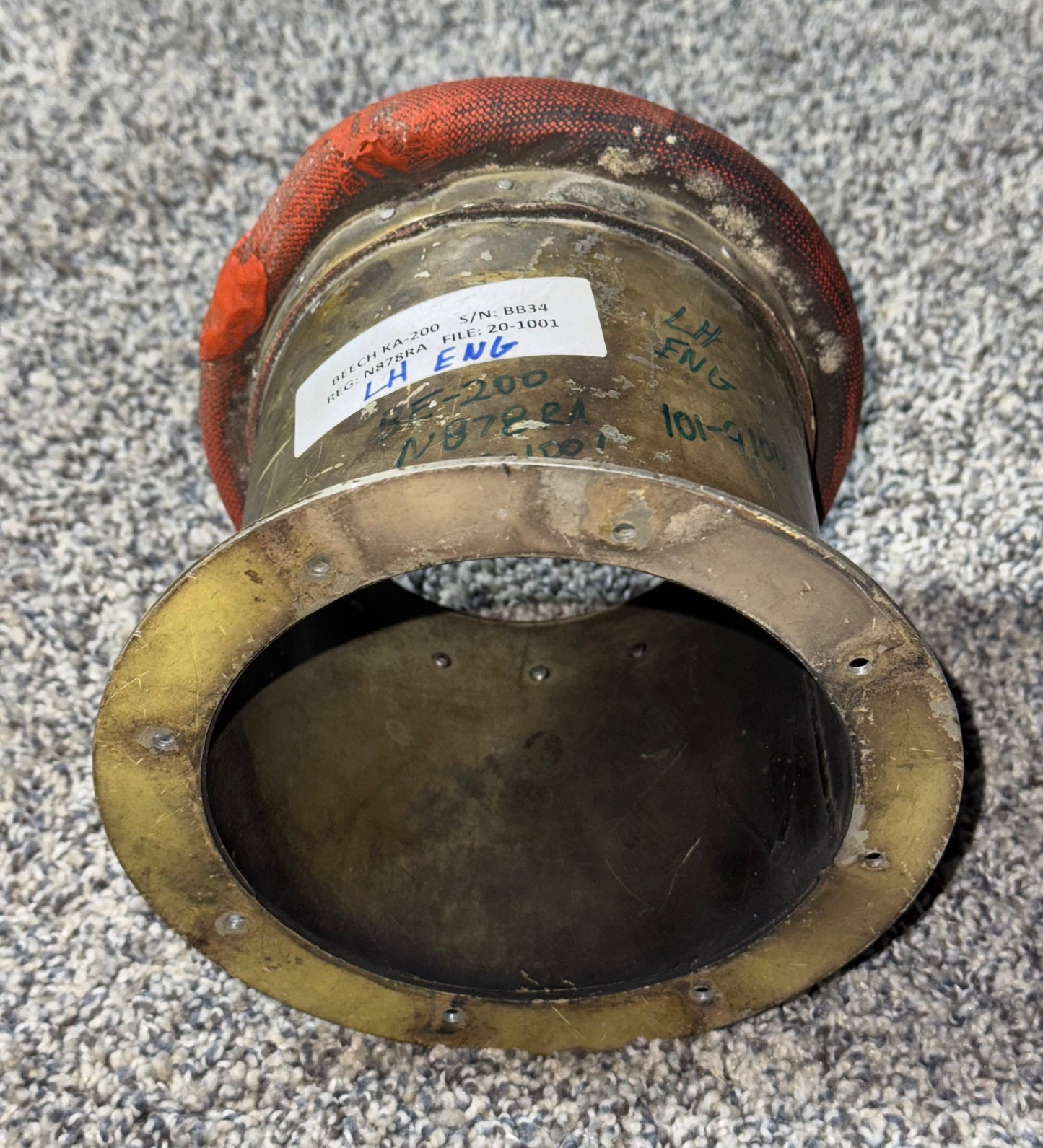 101-910070-19 Beech KA-200 Interstage Bleed Air Outlet Duct Assy