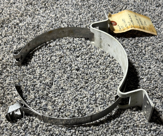 8590 Beechcraft E-55 Oxygen Bottle Clamp & Mounting Bracket