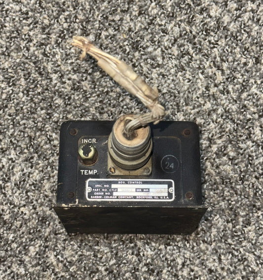 CYLZ9860-1 Barber-Colman Windshield Temperature Box Control