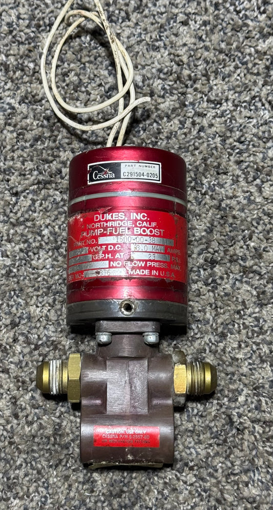 C291504-0205 Cessna T210N Dukes Fuel Boost Pump