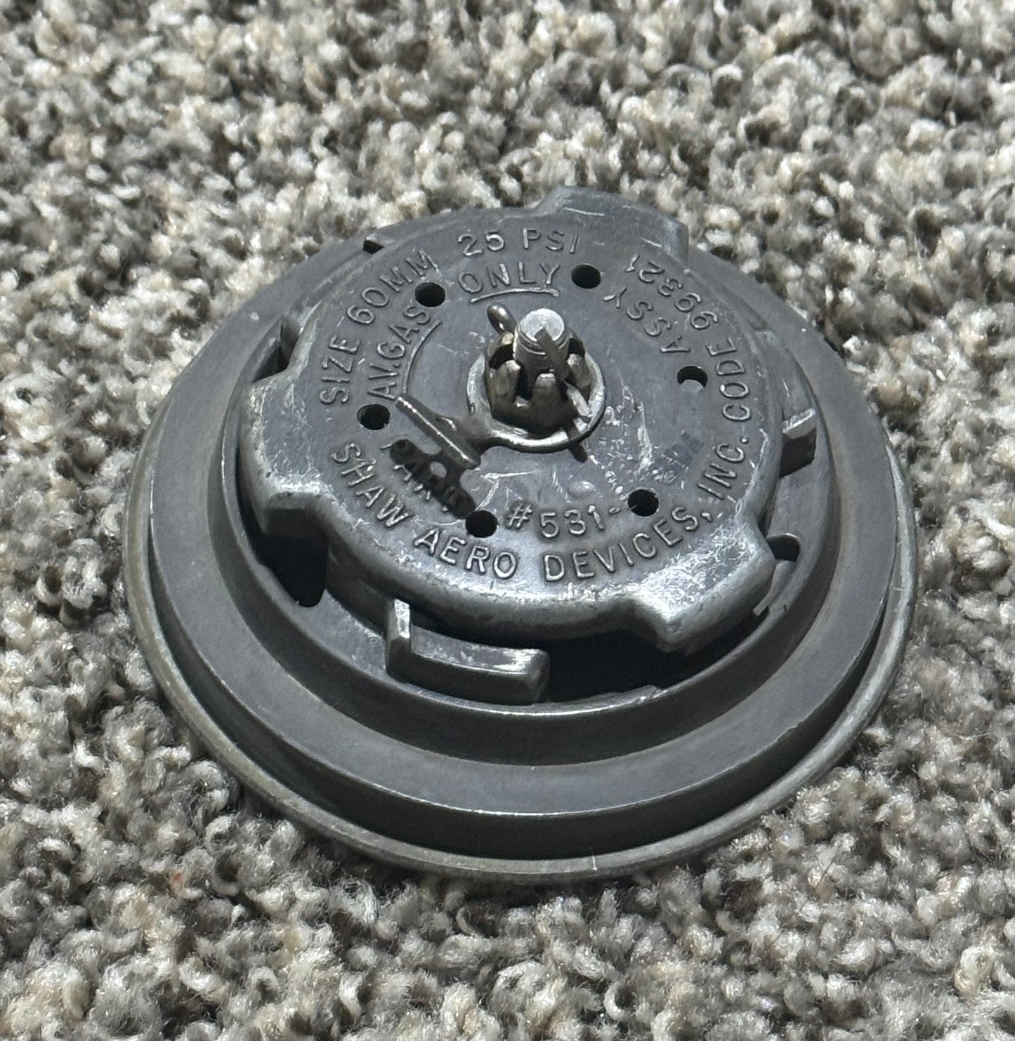 531-001 Shaw Aero Fuel Cap Assy 60MM