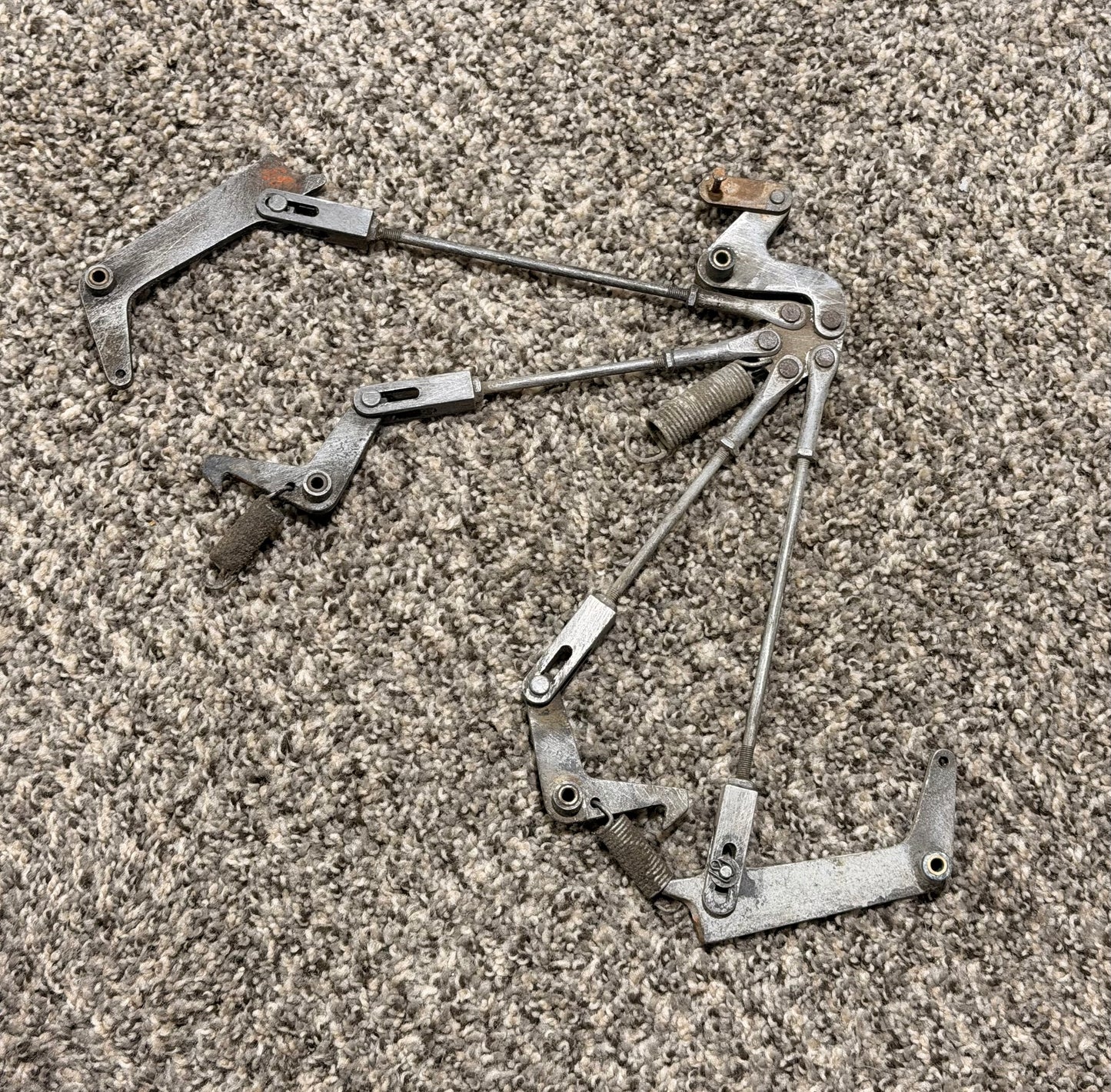 Cessna 210 Aircraft Aviation Landing Gear Lock Hooks Rods Linkages Assembly