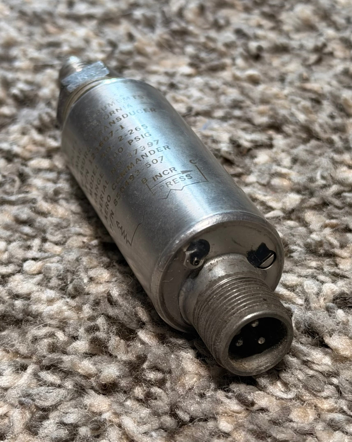 123607-1 Edcliff Pressure Transducer Assembly