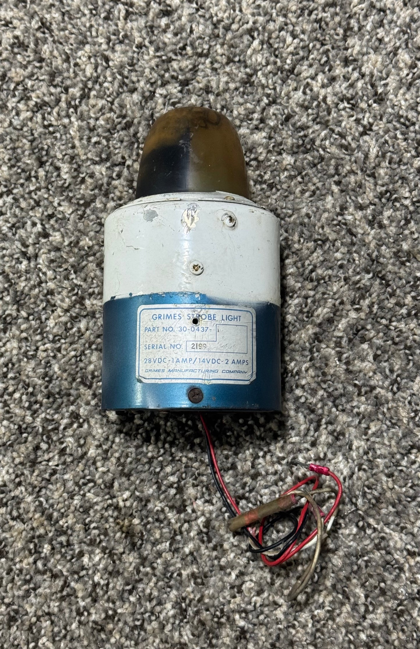 30-0437-1 Grimes Strobe Light Assy (28 Volts)