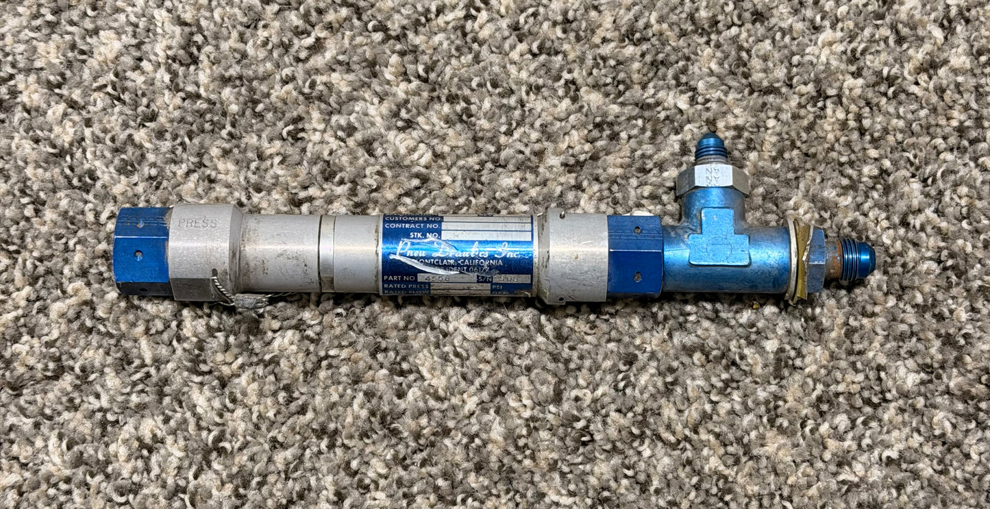 4558 Pneu Draulics Pressure Balance Free Reverse Flow Hydraulic Relief Valve Assembly