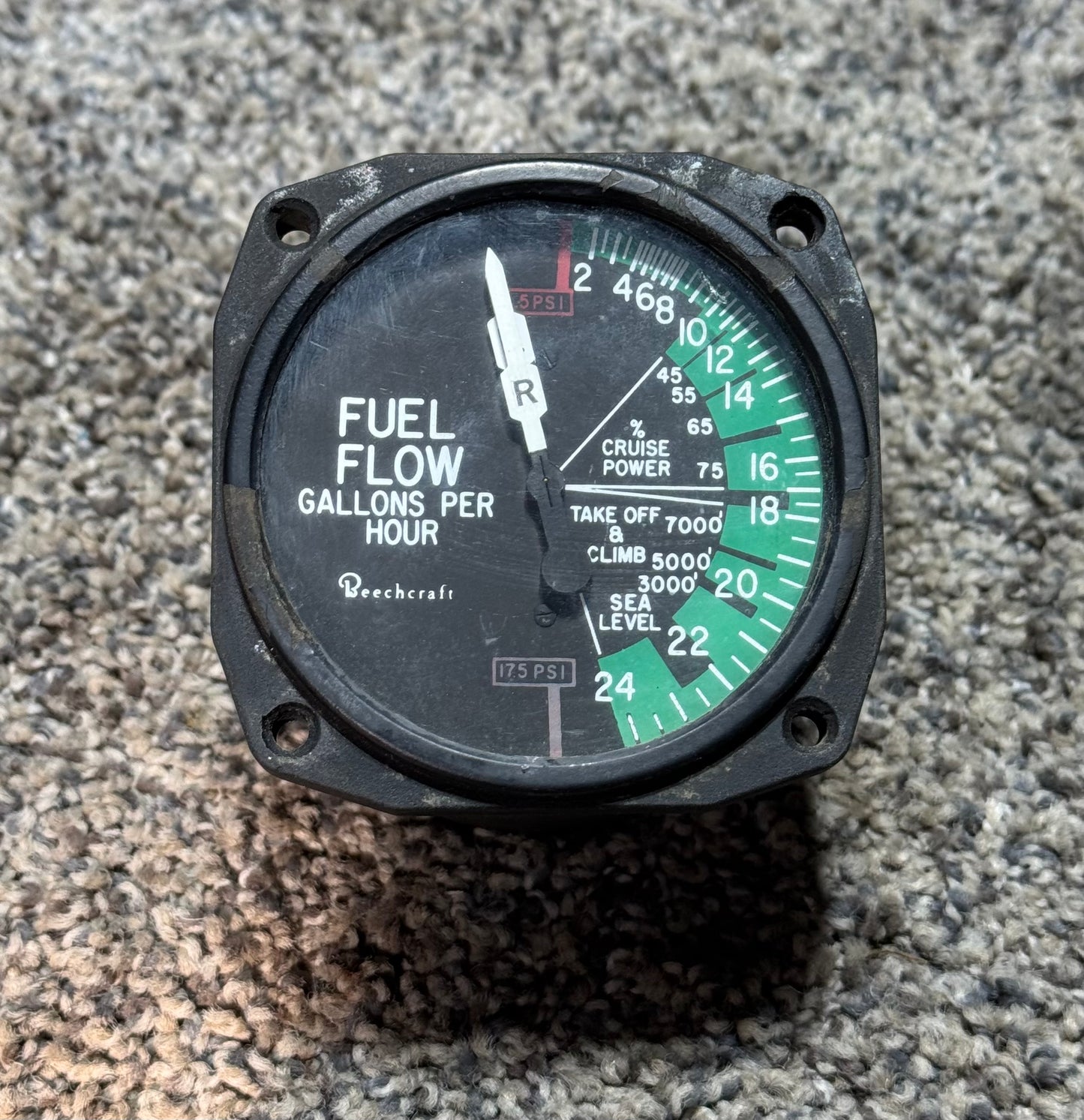 22-868-036-21 Weston Dual Fuel Flow Indicator