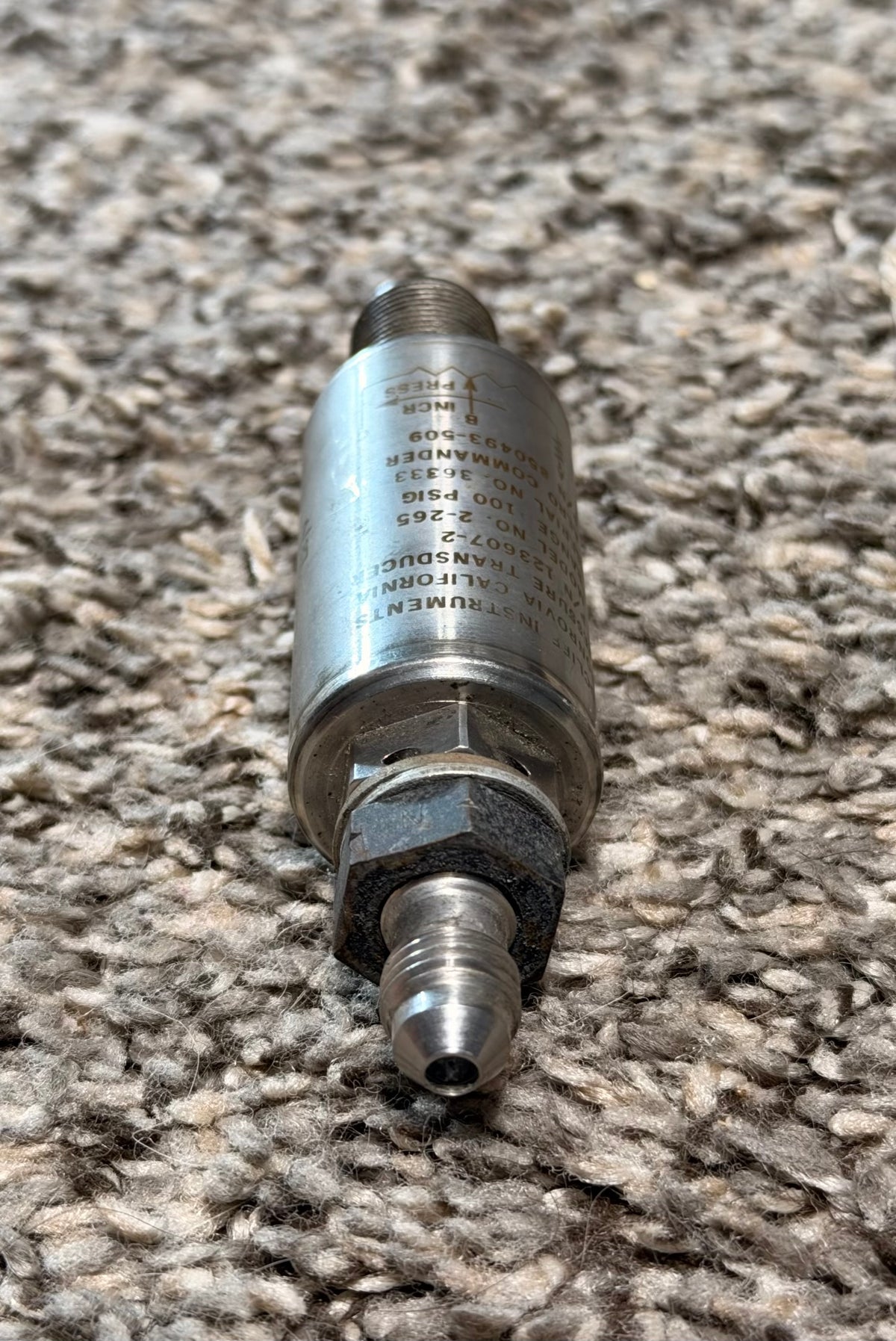 123607-2 Edcliff Pressure Transducer Assembly
