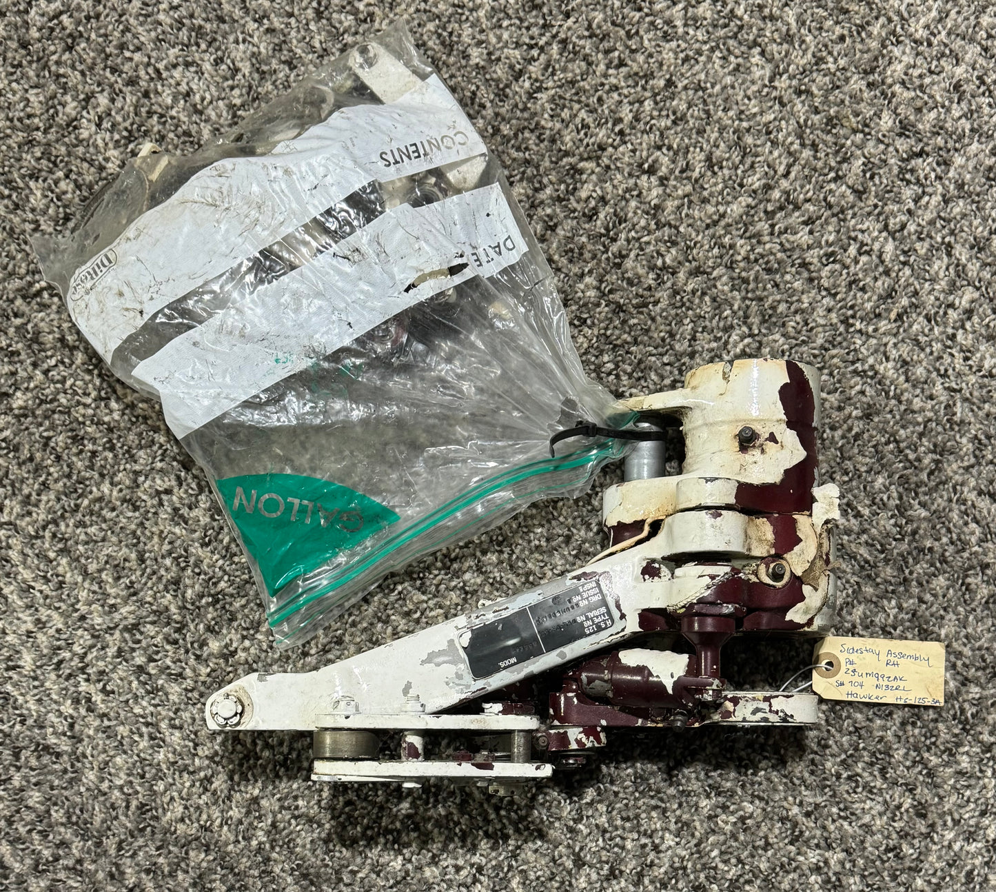 25UMQ92AK Hawker HS-125-3A RH Sidestay Assembly