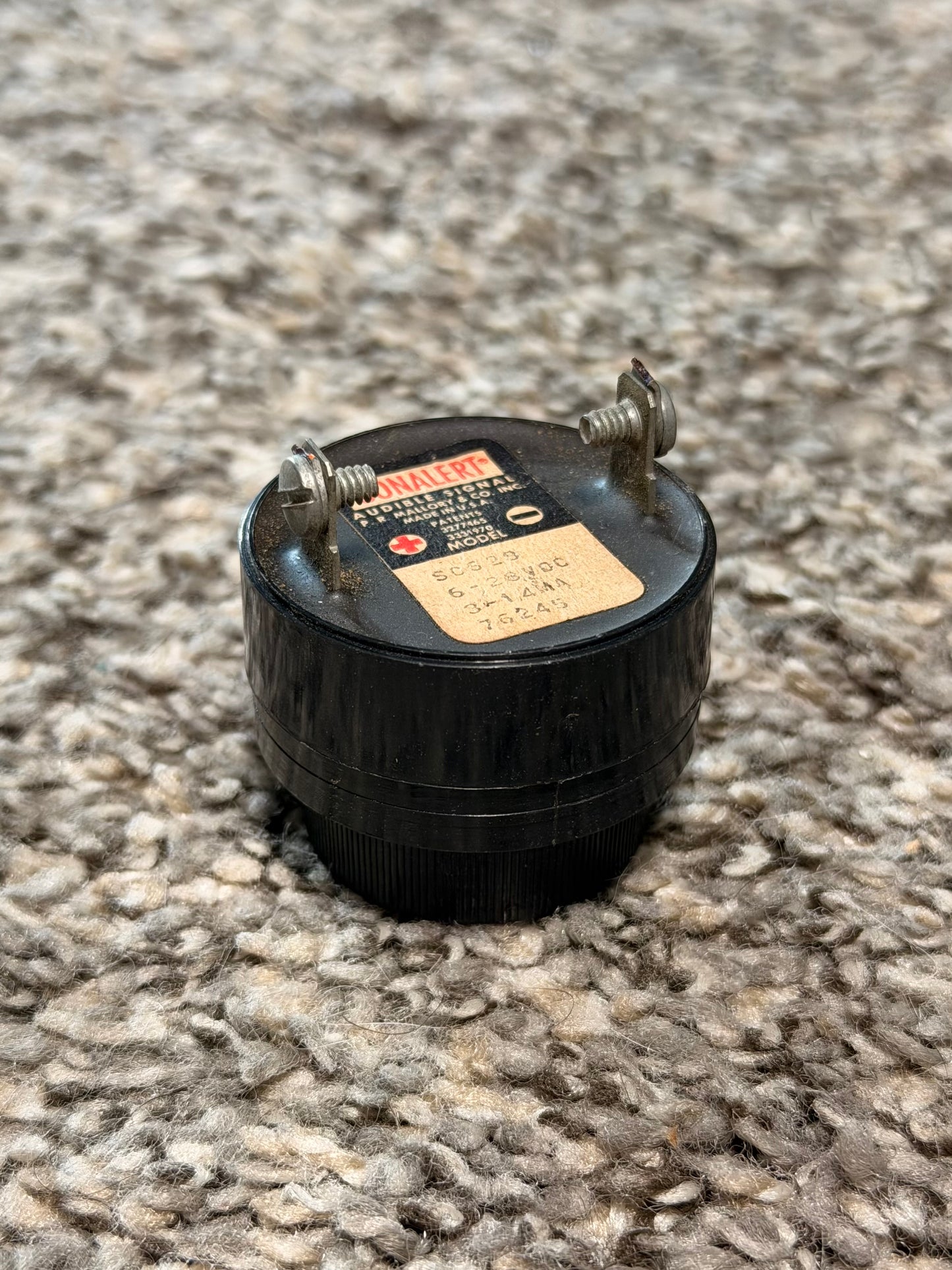 SC628 Mallory Sonalert Electric Warning Horn Assy