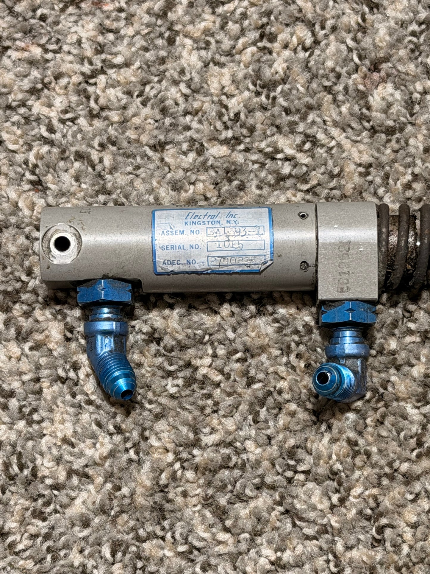 AE1593-1 Electrol Inc. Aero Commander 500B Actuator Assembly
