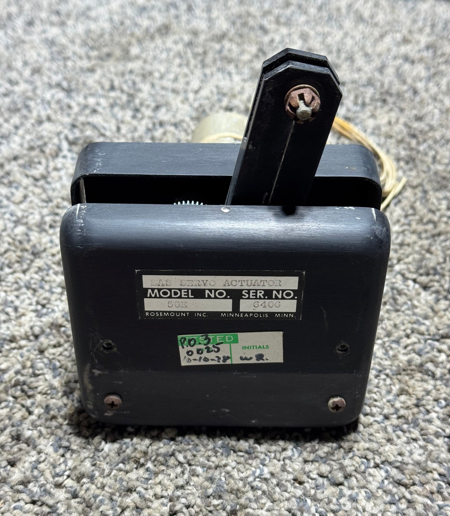 50E Piper Rosemount Inc SAS Servo Actuator Assy