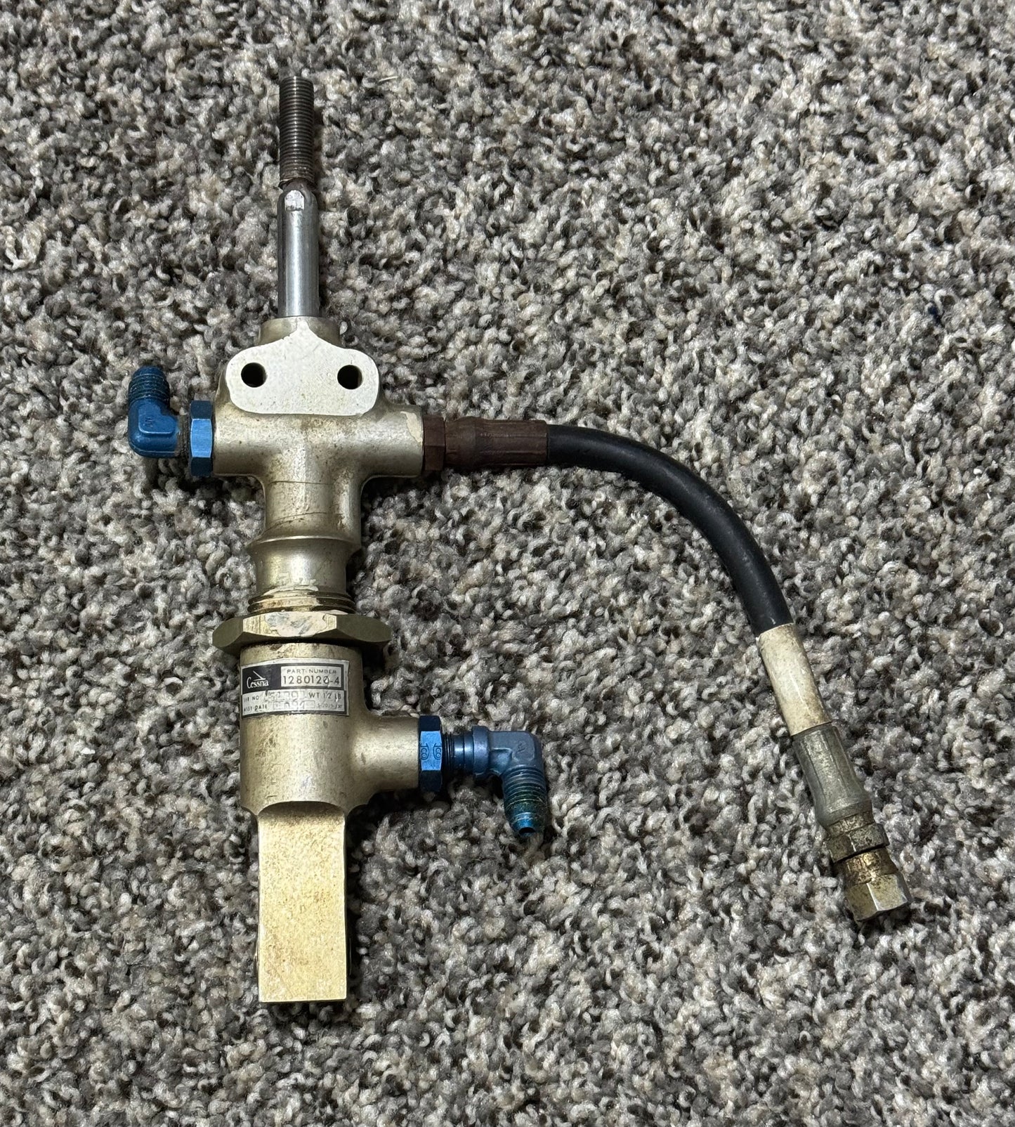 1280120-4 Cessna-210 Main Gear Downlock Actuator (No Rod End)