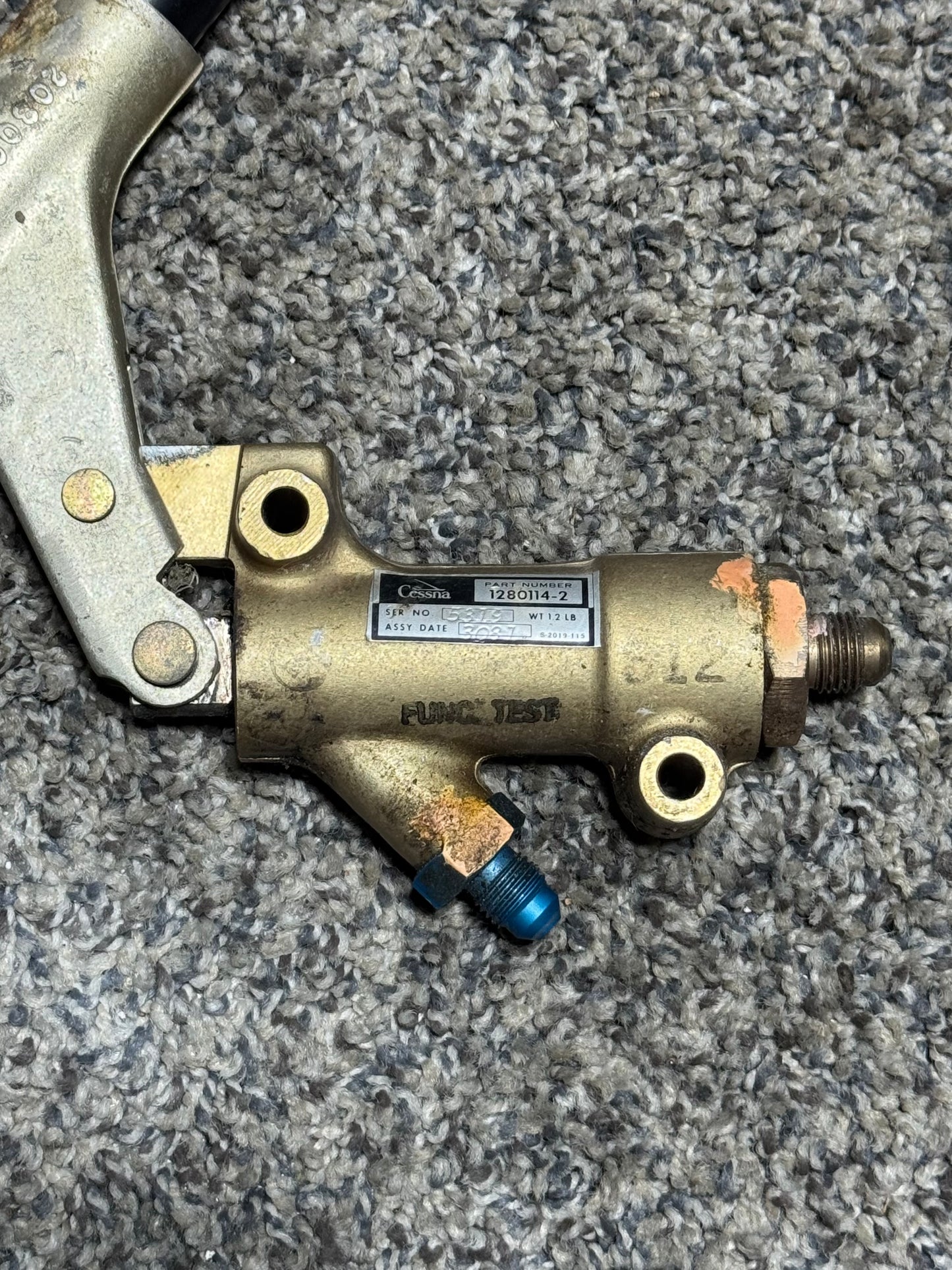 1280114-2 Cessna T210N Emergency Hand Pump Assembly