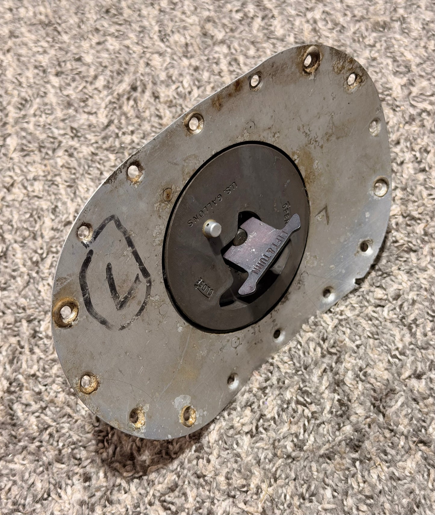 531-010 Shaw Aero Fuel Cap Assembly