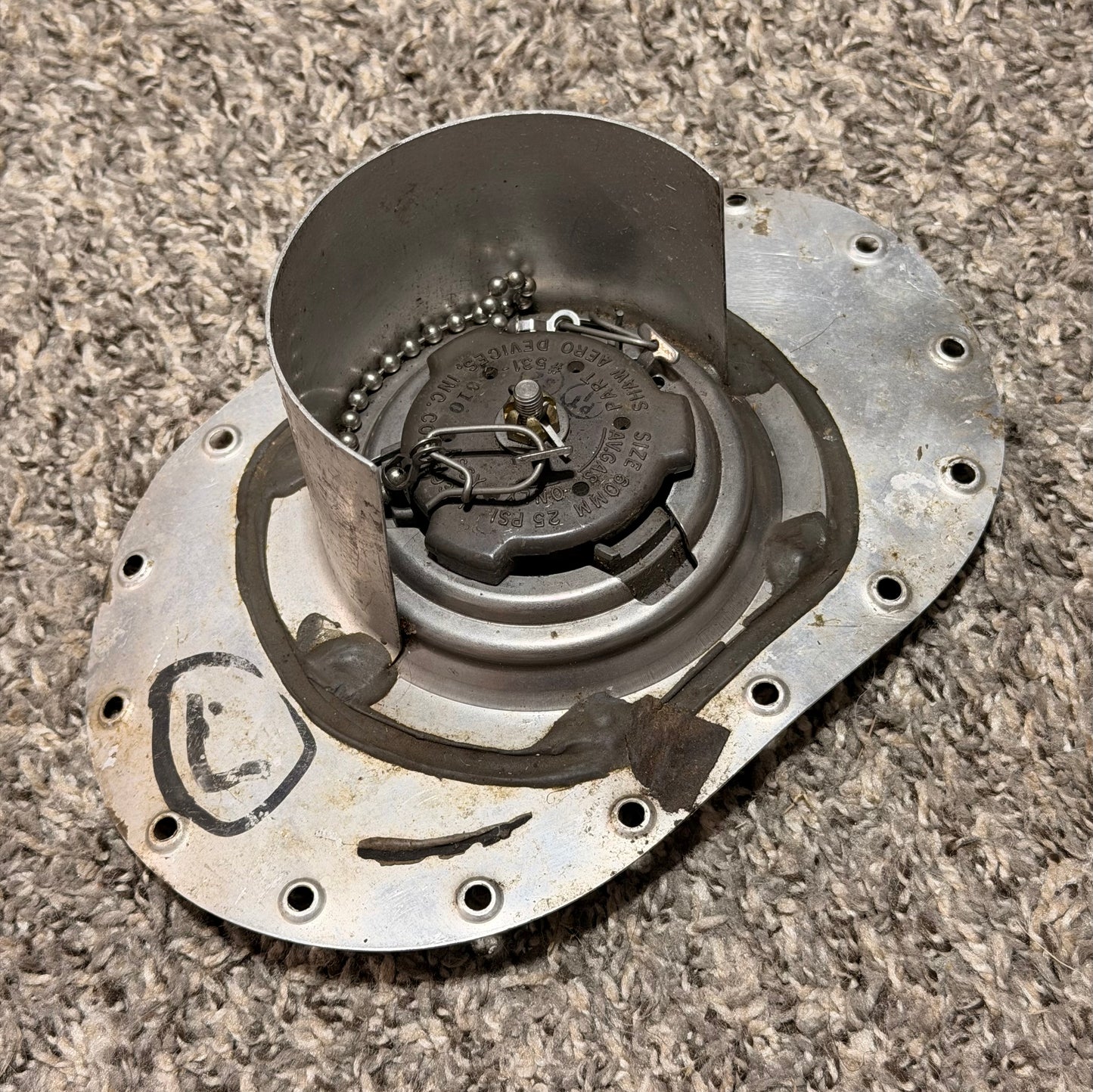 531-010 Shaw Aero Fuel Cap Assembly