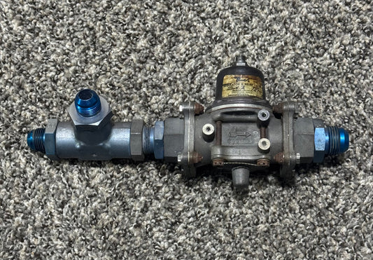 38E59-4A Bendix Regulator Relief Valve Assy W/ AN919 Tee
