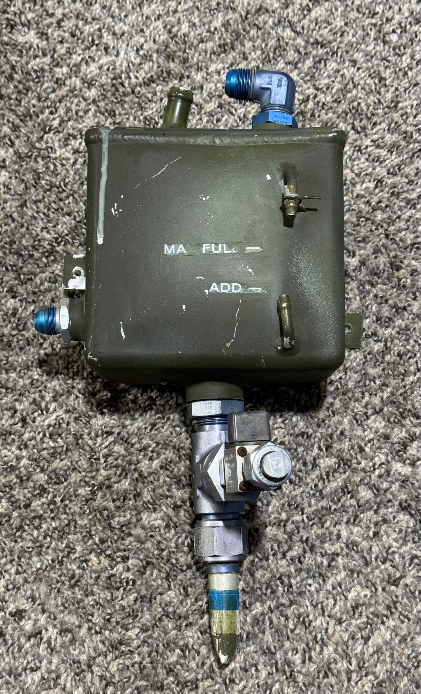 5117007-26 Cessna 414A Hydraulic Reservoir Assy With 72D-12 Valve Housing Assembly