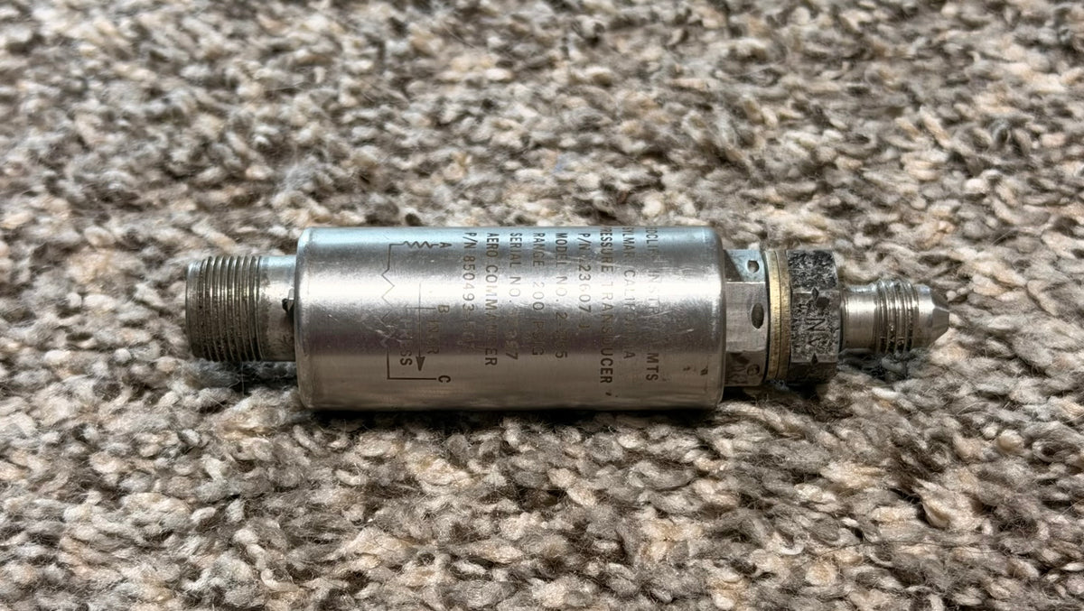 123607-1 Edcliff Pressure Transducer Assembly