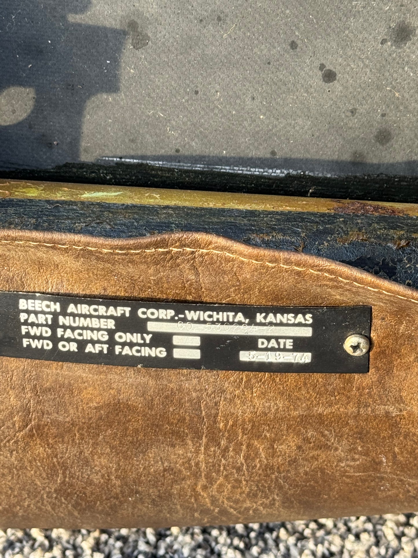 60-530294-2 Beechcraft Seat