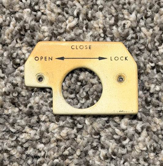 0705042-3 Cessna T210N Door Handle LH Escutcheon