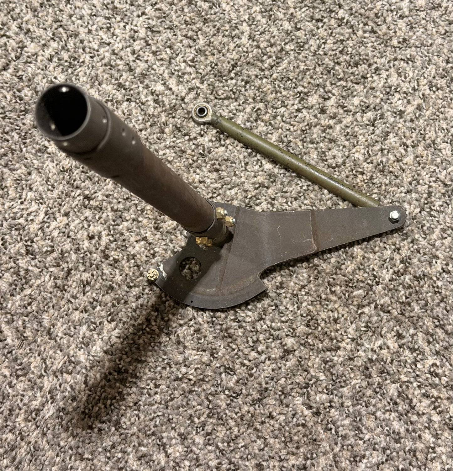 0760634-3 Cessna 210 Elevator Push Pull Rod W/ 0760686-1 Cessna Arm LH Assy Elevator Control