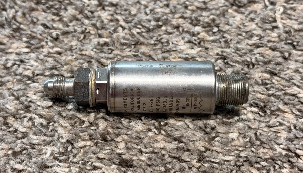 123607-2 Edcliff Pressure Transducer Assembly