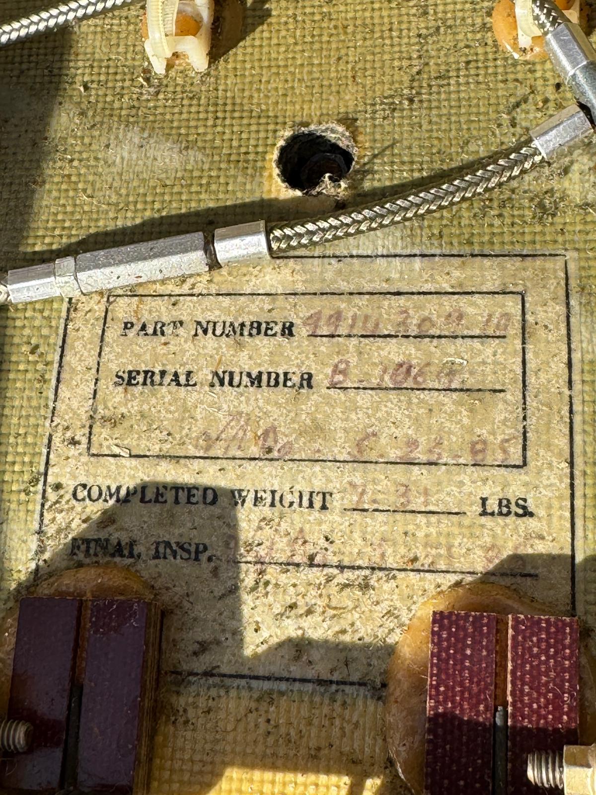 6519156-1 Cessna 650 LH Seat