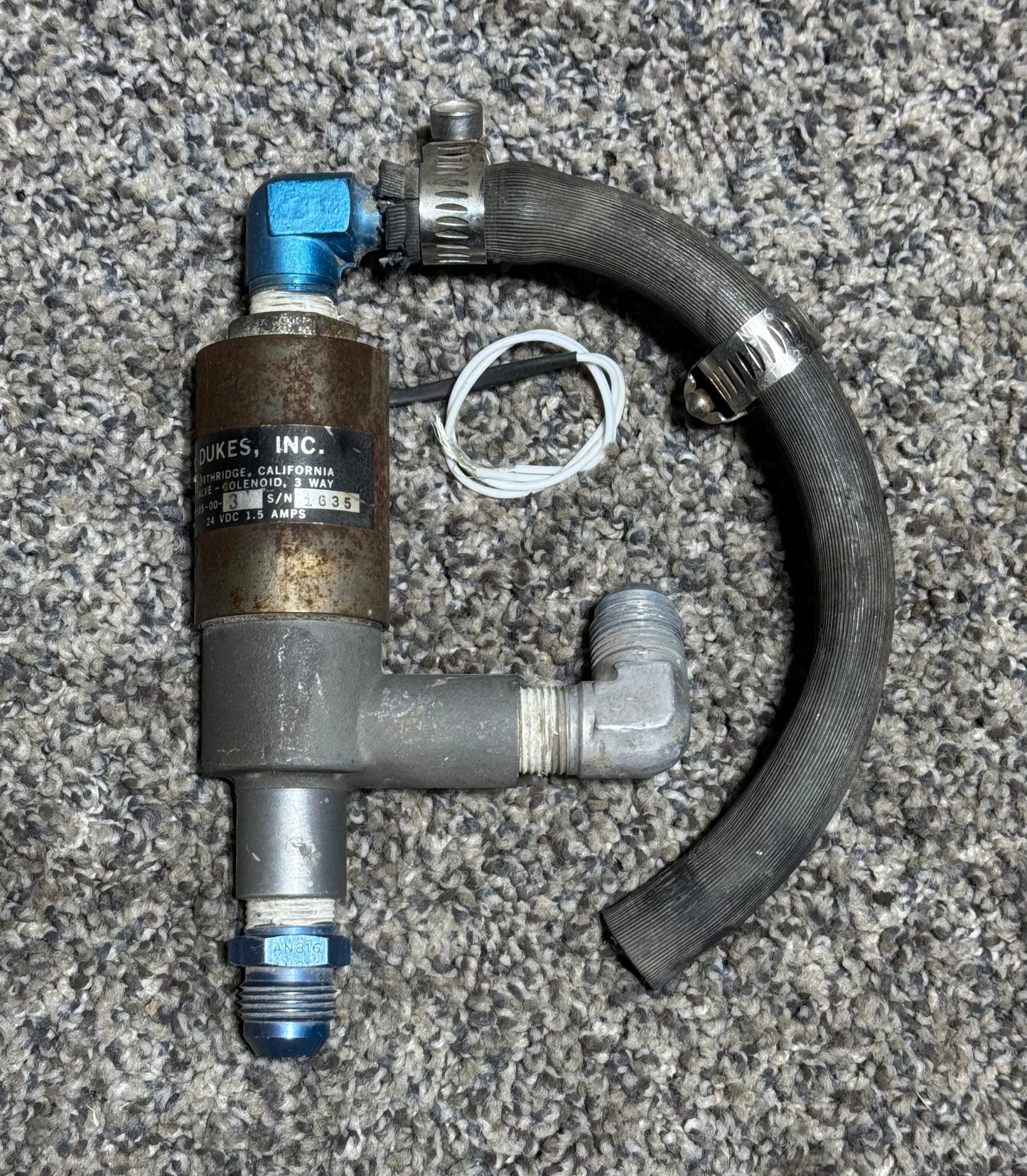 3385-00-3 Piper PA-31T Solenoid Valve Assy