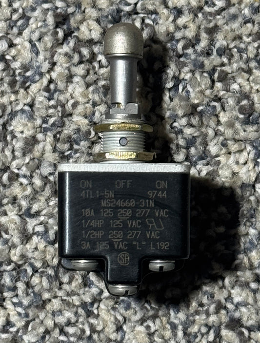 MS24660-31N Micro Switch 3 Position Toggle Switch