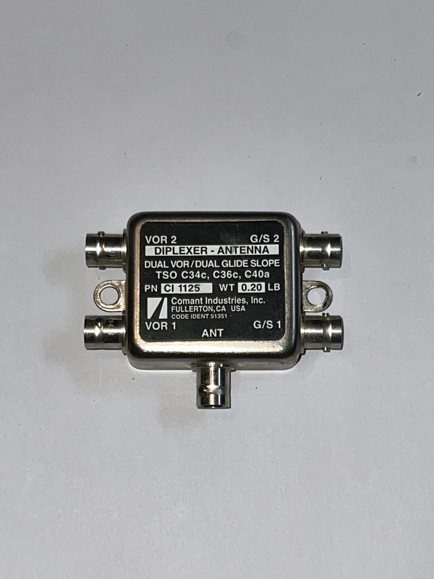 Diaplexer Antenna P/N CI 1125